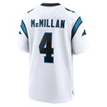 Trusc C.Panthers #4 Tetairoa McMillan Player White Home Game Stitched Jerseys