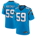 Trusc C.Panthers #59 Luke Kuechly Blue Retired Player Game Jersey Stitched American Stitched Jerseys