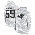 Trusc C.Panthers #59 Luke Kuechly Player Arctic Camo Salute to Service Hoodies Stitched Jerseys