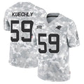 Trusc C.Panthers #59 Luke Kuechly Player Arctic Camo Salute to Service Limited Stitched Jerseys