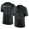 Trusc C.Panthers #59 Luke Kuechly Player Black REFLECTIVE Limited Stitched Jerseys