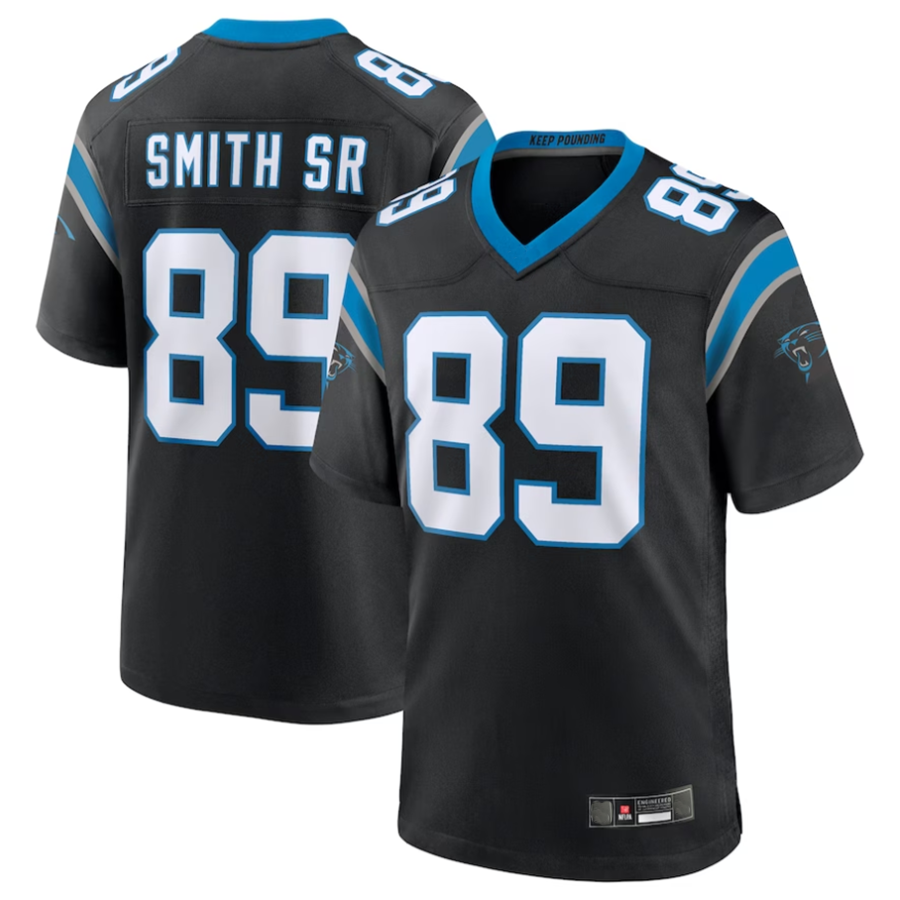 Trusc C.Panthers #89 Steve Smith Sr. Black Retired Player Game Stitched Jerseys