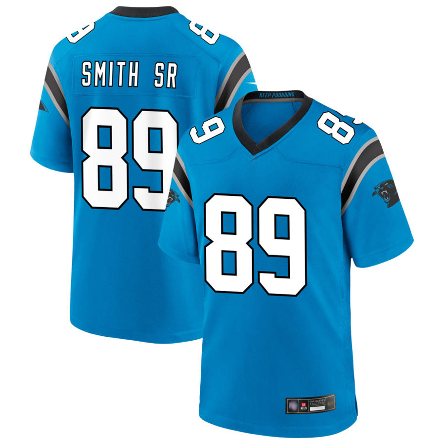 Trusc C.Panthers #89 Steve Smith Sr Player Blue Home Game Stitched Jerseys