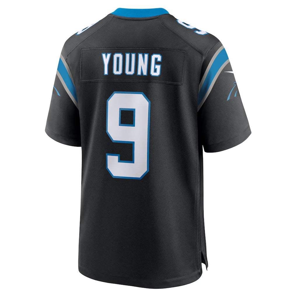 Trusc C.Panthers #9 Bryce Young Black Team Game Stitched Jerseys