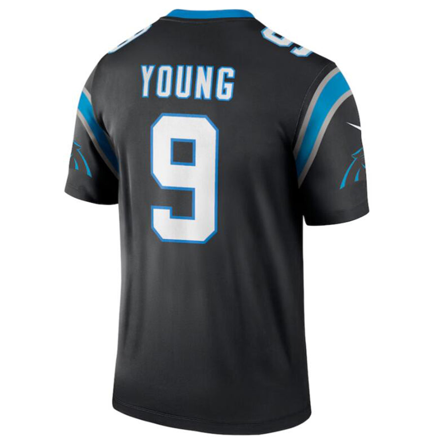 Trusc C.Panthers #9 Bryce Young Black Legend Jersey American Stitched Jersey