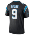 Trusc C.Panthers #9 Bryce Young Black Legend Jersey American Stitched Jersey