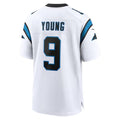 Trusc C.Panthers #9 Bryce Young Player White Home Game  Stitched Jerseys