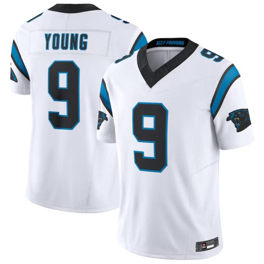 Trusc C.Panthers #9 Bryce Young White Vapor F.U.S.E. Limited Jersey American Stitched  Jerseys