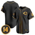 Trusc C.Reds Black-Gold Vapor Premier Limited Home Blank Player Stitched Jerseys