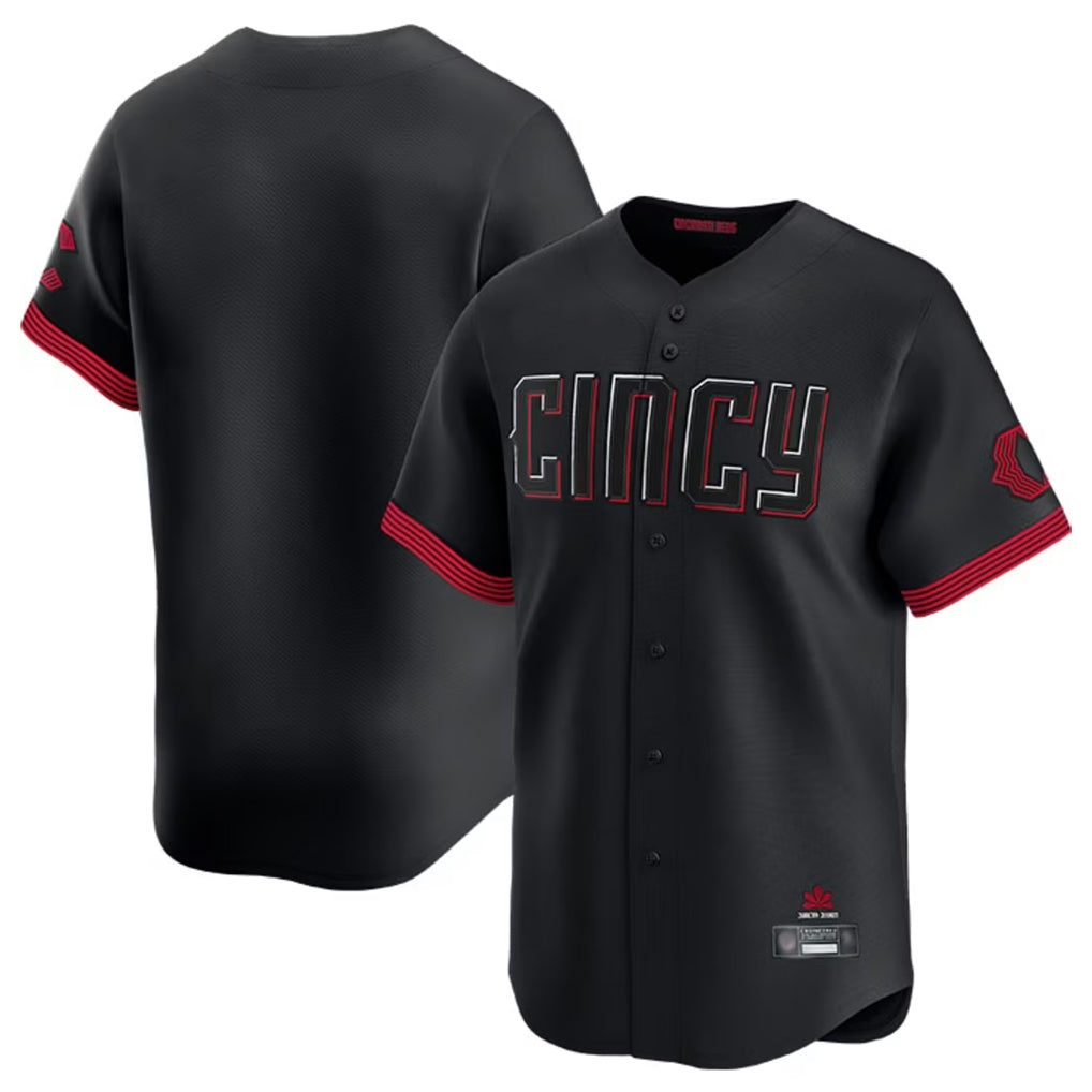 Trusc C.Reds Black City Connect Home Limited Blank Player Stitched Jerseys
