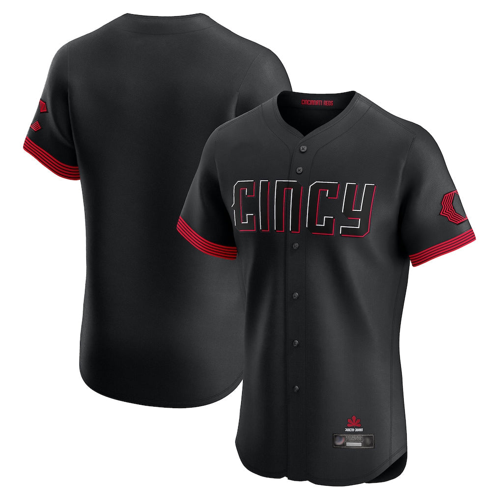 Trusc C.Reds Black City Connect Limited Elite Home Blank Player Stitched Jerseys