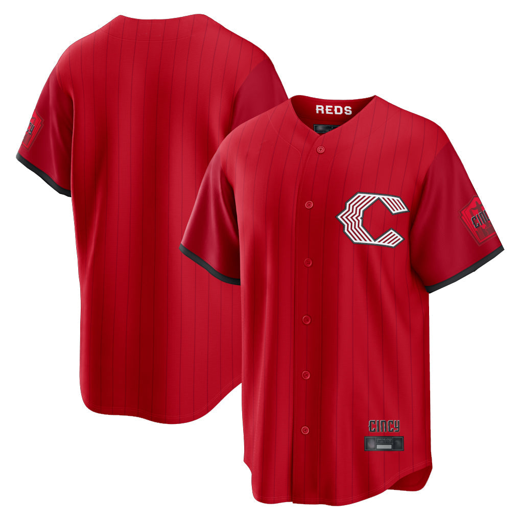 Trusc C.Reds Red 2026 City Connect Home Game Blank Player Stitched Jerseys
