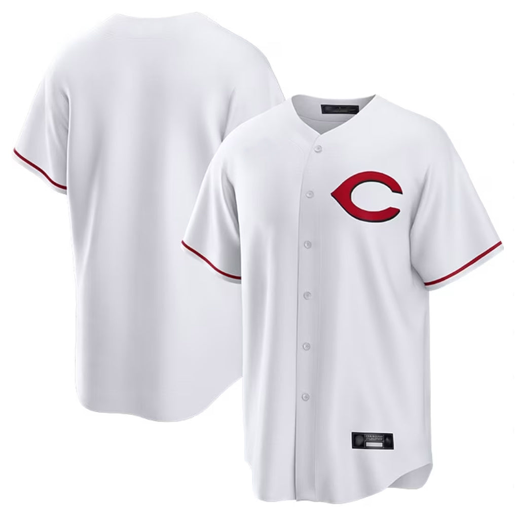 Trusc C.Reds White Home Game Blank Player Stitched Jerseys