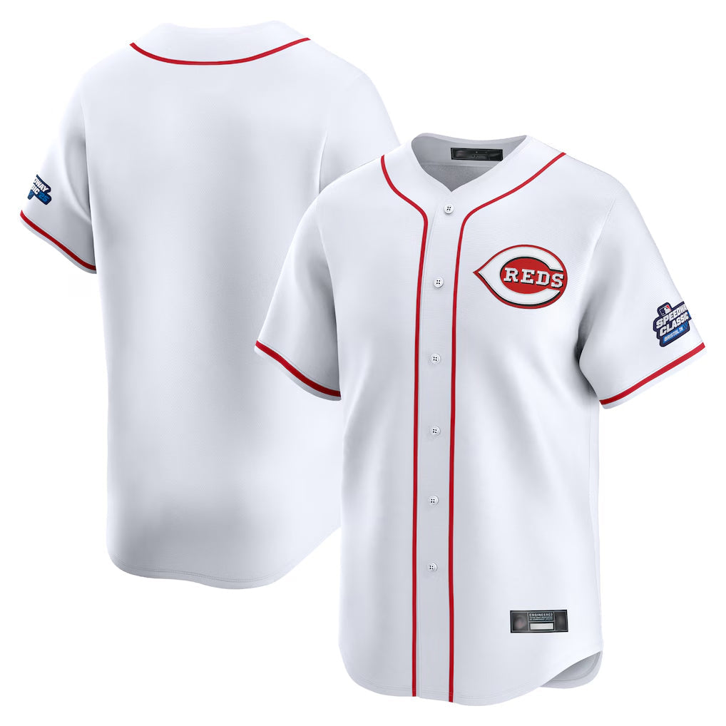 Trusc C.Reds White Home Limited Blank Player Stitched Jerseys