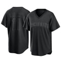 Trusc C.Reds #11 Barry Larkin Player Black T-shirt Game Home Stitched Jerseys