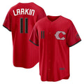 Trusc C.Reds #11 Barry Larkin Player Red 2026 City Connect Home Game Stitched Jerseys