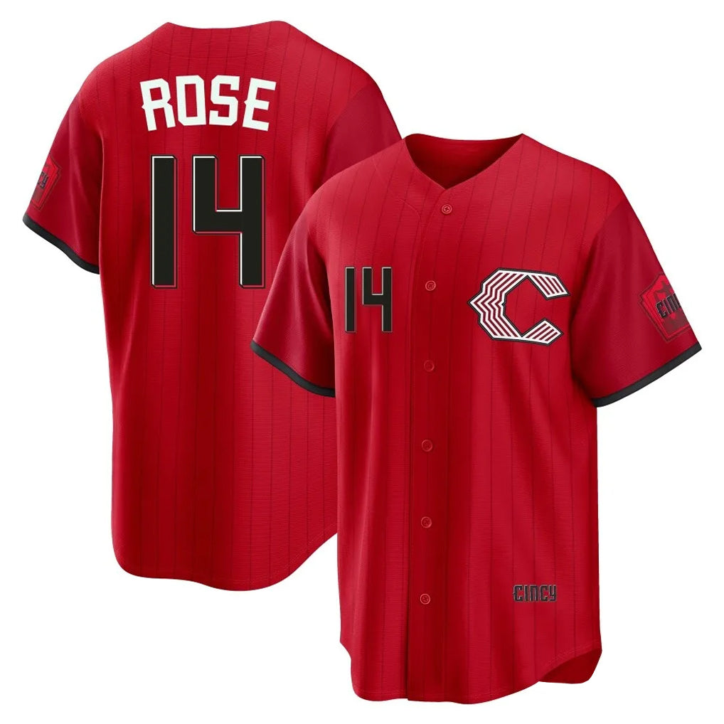 Trusc C.Reds #14 Pete Rose Player Red 2026 City Connect Home Game Stitched Jerseys