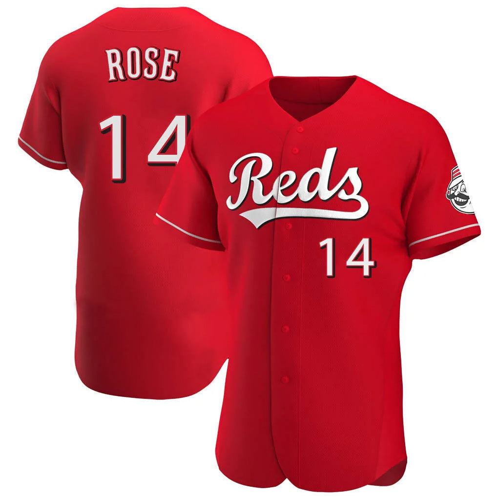 Trusc C.Reds #14 Pete Rose Player Red Limited Elite Home Stitched Jerseys