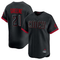 Trusc C.Reds #21 Hunter Greene Player Black City Connect Home Limited Stitched Jerseys