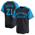 Trusc C.Reds #21 Hunter Greene Player Navy Limited National League All-Star Game Stitched Jerseys