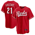 Trusc C.Reds #21 Hunter Greene Player Red Home Game Stitched Jerseys
