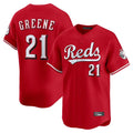 Trusc C.Reds #21 Hunter Greene Player Red Home Limited Stitched Jerseys