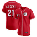 Trusc C.Reds #21 Hunter Greene Player Red Limited Elite Home Game Stitched Jerseys