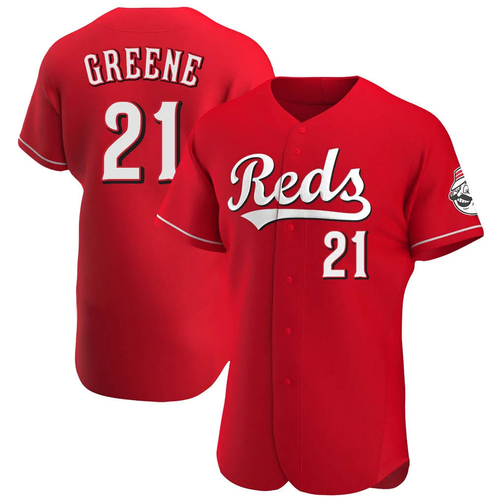 Trusc C.Reds #21 Hunter Greene Player Red Limited Elite Home Stitched Jerseys