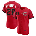 Trusc C.Reds #28 Eugenio Su¡§¡érez Player Red 2026 City Connect Limited Home Stitched Jerseys