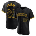 Trusc C.Reds #29 TJ Friedl Player Black Snake Skin City Limited Elite Home Stitched Jerseys