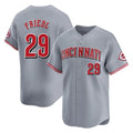 Trusc C.Reds #29 TJ Friedl Player Gray Home Limited Stitched Jerseys