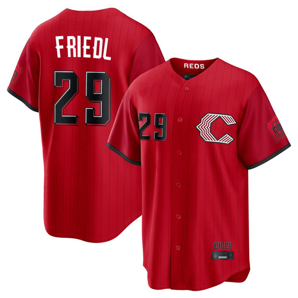 Trusc C.Reds #29 TJ Friedl Player Red 2026 City Connect Home Game Stitched Jerseys