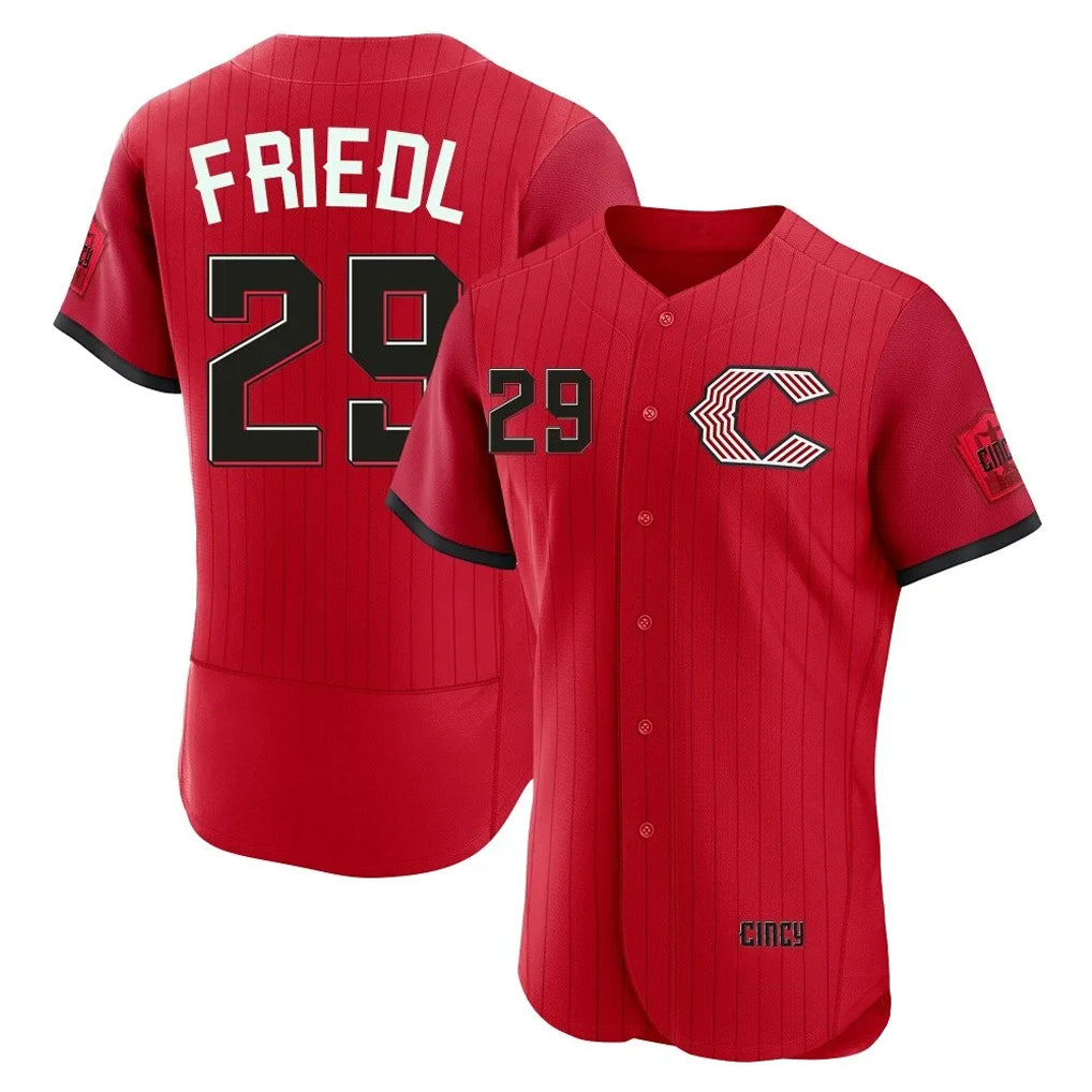 Trusc C.Reds #29 TJ Friedl Player Red 2026 City Connect Limited Elite Home Stitched Jerseys