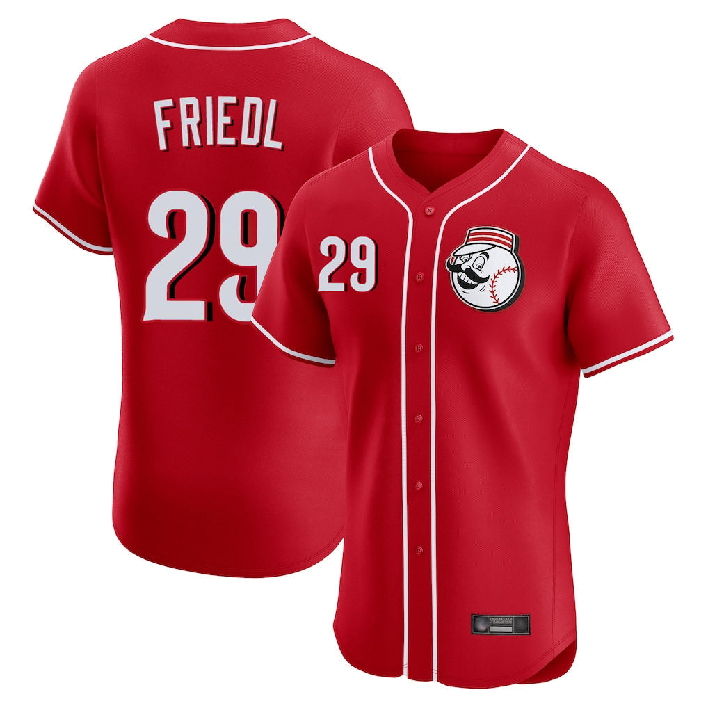 Trusc C.Reds #29 TJ Friedl Player Red Limited Elite Home Game Stitched Jerseys