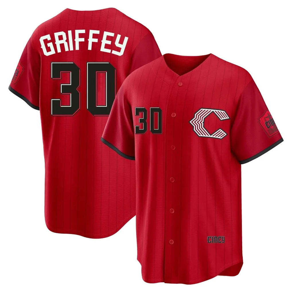 Trusc C.Reds #30 Ken Griffey Player Red 2026 City Connect Home Game Stitched Jerseys