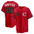 Trusc C.Reds #30 Ken Griffey Player Red 2026 City Connect Home Game Stitched Jerseys