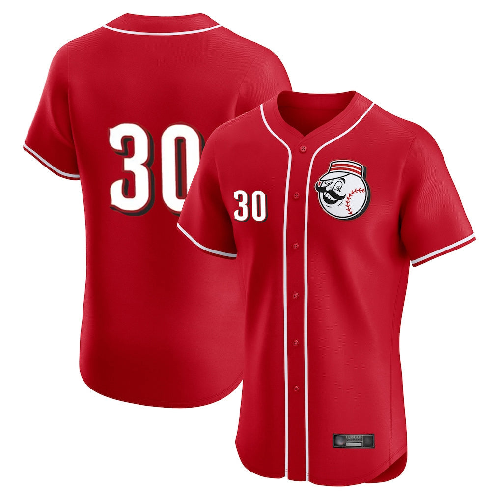 Trusc C.Reds #30 Ken Griffey Player Red Limited Elite Home Game Stitched Jerseys
