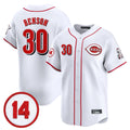 Trusc C.Reds #30 Ken Griffey Player White Vapor Premier Limited Home Stitched Jerseys