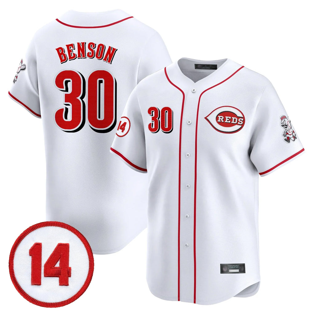 Trusc C.Reds #30 Ken Griffey Player White Vapor Premier Limited Home Stitched Jerseys