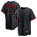 Trusc C.Reds #35 Jose Trevino Player Black City Connect Home Game Stitched Jerseys