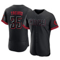 Trusc C.Reds #35 Jose Trevino Player Black City Connect Limited Elite Home Stitched Jerseys