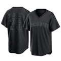 Trusc C.Reds #35 Jose Trevino Player Black T-shirt Game Home Stitched Jerseys