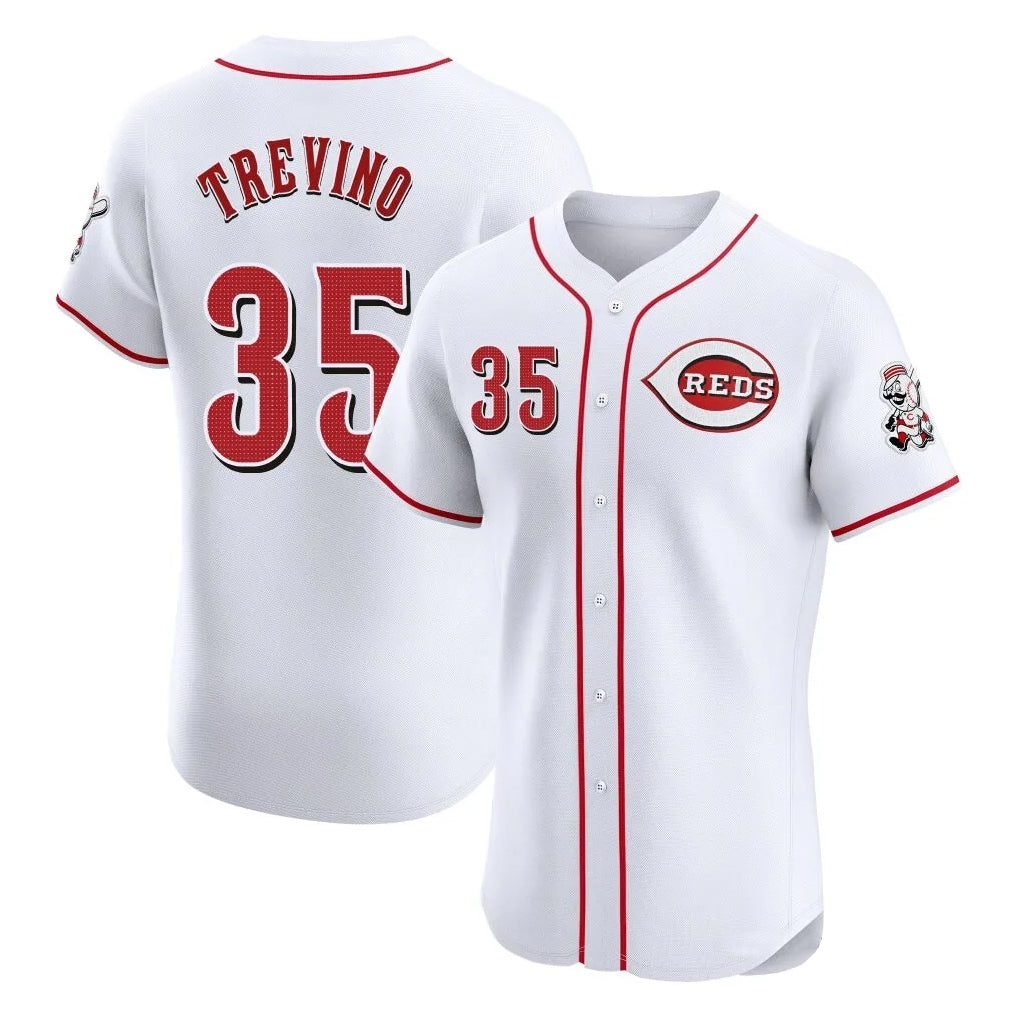 Trusc C.Reds #35 Jose Trevino Player White Limited Elite Home Stitched Jerseys