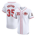 Trusc C.Reds #35 Jose Trevino Player White Limited Elite Home Stitched Jerseys