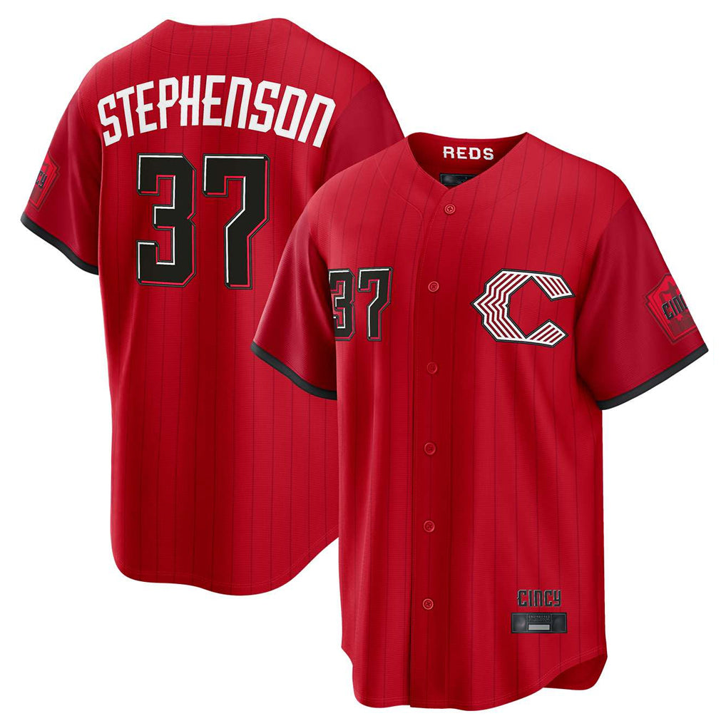 Trusc C.Reds #37 Tyler Stephenson Player Red 2026 City Connect Home Game Stitched Jerseys