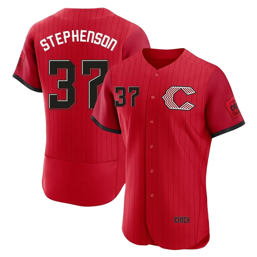 Trusc C.Reds #37 Tyler Stephenson Player Red 2026 City Connect Limited Elite Home Stitched Jerseys
