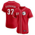 Trusc C.Reds #37 Tyler Stephenson Player Red Limited Elite Home Game Stitched Jerseys