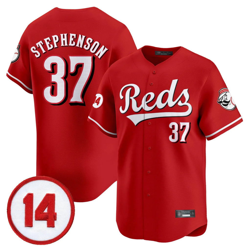 Trusc C.Reds #37 Tyler Stephenson Player Red Vapor Premier Limited Home Stitched Jerseys