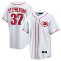 Trusc C.Reds #37 Tyler Stephenson Player White Game Home Stitched Jerseys