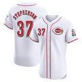 Trusc C.Reds #37 Tyler Stephenson Player White Limited Elite Home Stitched Jerseys